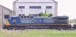 CSX 26 rolls through the yard 